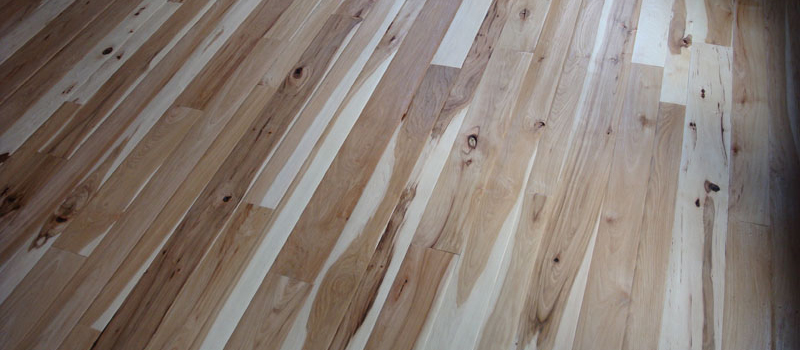 cleaned hardwood floors
